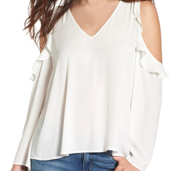 lush cold shoulder top
